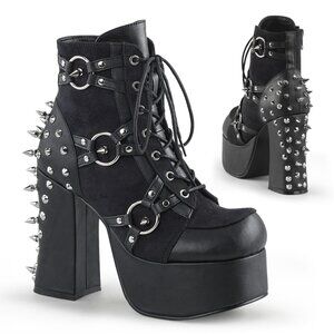 Demonia Charade-100 Spiky Platform Ankle Boot